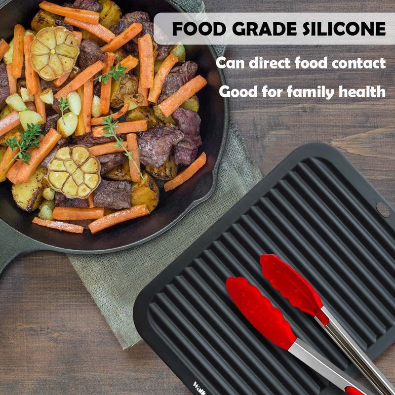 Walfos Silicone Trivets for Hot Pots and Pans - 446°F