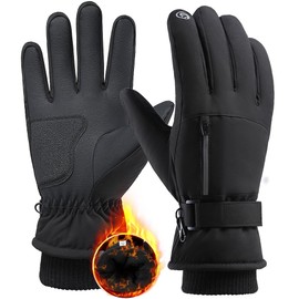 Yunkevivo Yunkevivo Winter Gloves for Men Women -30H Cold Weather Gloves Warm Waterproof Gloves Skiing Snow Glove for Outdoor Work,Windproof Thermal Gloves for for Running Driving Hiking