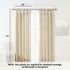 Madison Park Emilia Faux Silk Single Curtain with Privacy Lining,