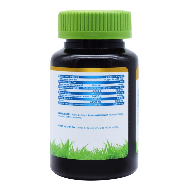 Aceite de Linaza Vidanat 180 caps