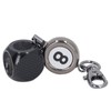 Pool Cue Tip Repair Tool with Retractable Key Ring Billiard