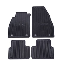 GM Accessories 22906996 Front and Rear All-Weather Floor Mats in Black