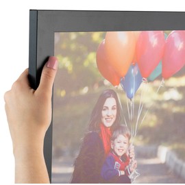 ArtToFrames 13x21 inch Black Picture Frame, 2WOMFRBW72079-13x21