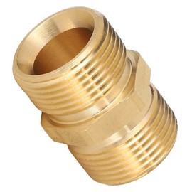 HEEPDD High Pressure Sprayer Adapter Brass M22 Metric Male Thread Pressure Washer Fitting 14mm Hose Connector Coupler