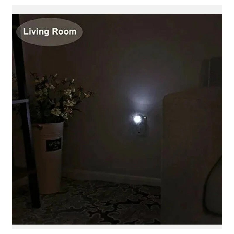 Intertek 1XNight Light LED White..Plug in with Auto Sensor White