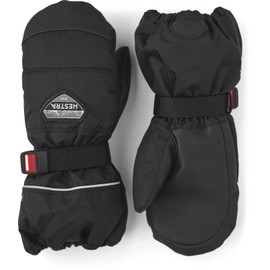 Hestra Kids' CZone Mitten I Waterproof, Insulated Kid's Mitten for Skiing, Snowboarding or Playing in The Snow - Black - 3