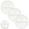 WeeSprout Silicone Divided Plates (No Lids), 100% Food Grade Silicone