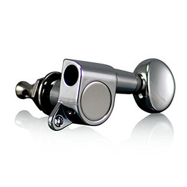 VANSON Tuners/Machine Heads Right Handed Chrome VN-05 (Set of 6) for Stratocaster, Telecaster, Jackson, Ibanez, BC Rich, Schecter (Right Handed, Chrome)