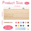 3 Pack Bird Perch Stand, Natural Wood Platform and Playground