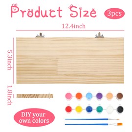 3 Pack Bird Perch Stand, Natural Wood Platform and Playground Cage for Parrot, Conure, Parakeet, Budgie, Cockatiel, and Chinchilla Small Pets
