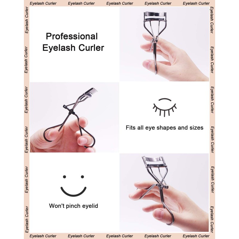 TPPICK Eyelash Curler Kit Metal Lash Curlers with Eyelashes Separator