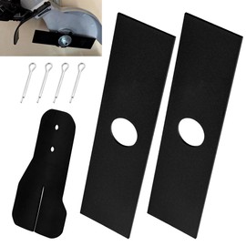 2 Pack AEB0800 Edger Blade【8" X 2", 1" Center Hole】 & 3706120001 Rubber Pad Compatible with EGO EA0800, ME0801, ME0800, ED0800 & ED0804 Edgers