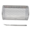 Rolling Grilling Basket Stainless Steel BBQ Rolling Basket Fork Wire