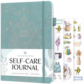 Legend Self-Care Journal – Guided Daily Reflection Journal to Support Mental & Physical Health – Daily Mood, Meditation & Personal Development Notebook – 26.5x18.5cm, Lasts 3 Months (Blue Surf)