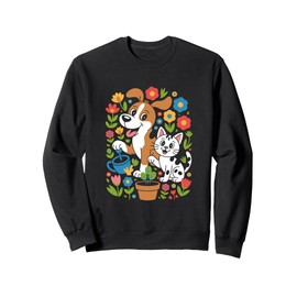 Puppy and Kitten Mama – Dog and Cat Lover Sweatshirt