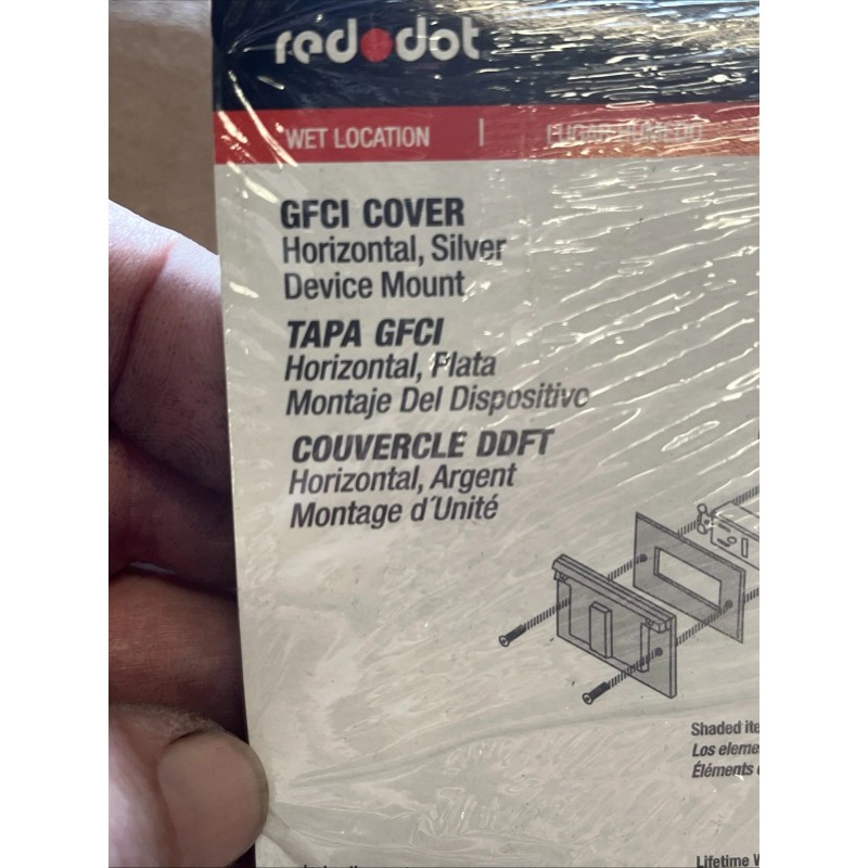 Red Dot S305E Red Dot GFCI Weatherproof Outlet Cover 1-Gang