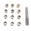 Thread Repair Tools 12Pcs Stainless Steel Inserts with 1Pc Screw