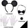iZoeL iZoeL Damen Maus Mouse Kostüm Haarreifen mit Maus Ohren