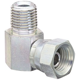 Eaton Weatherhead 9405X12X12 Carbon Steel Fitting, Swivel, 90 Degree Elbow, 3/4" NPSM Female x 3/4" NPT Male