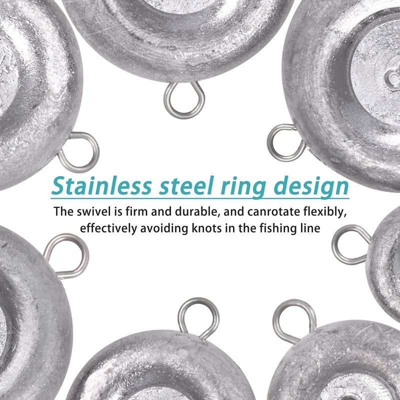 Fishing Weights Sinkers Surf Fishing Weights Coin-Sinkers Catfishing Tackle Saltwater