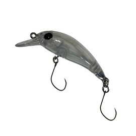 Mukai Tremo328MR Pipe Fishing Trout Lure, 1.3 inches (32.8 mm), 0.06 oz (1.8 g), Floating (Clear)