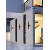 OUPAVOCS Modern Outdoor Wall Sconce LED, Large Porch Lights Wall