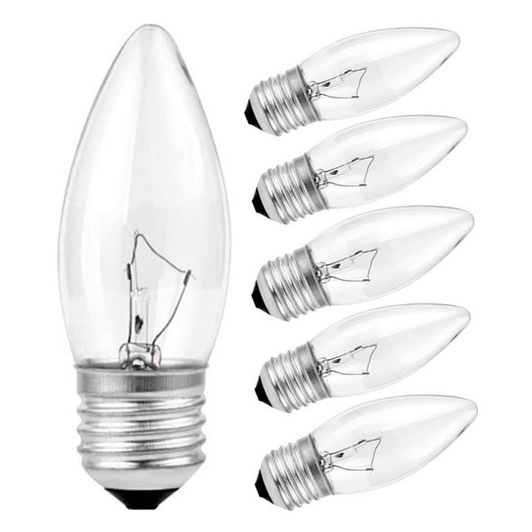MMBGJKG MMBGJKG 60W Incandescent Torpedo Tip Chandelier - 60W Equivalent