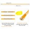 Cabling Rods, Fiberglass Electrical Connectable Fish Tape Pull Kit, 10Rods