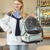 GixDix Cat Bubble Backpack Carrier, TSA Airline Approved Pet Travel