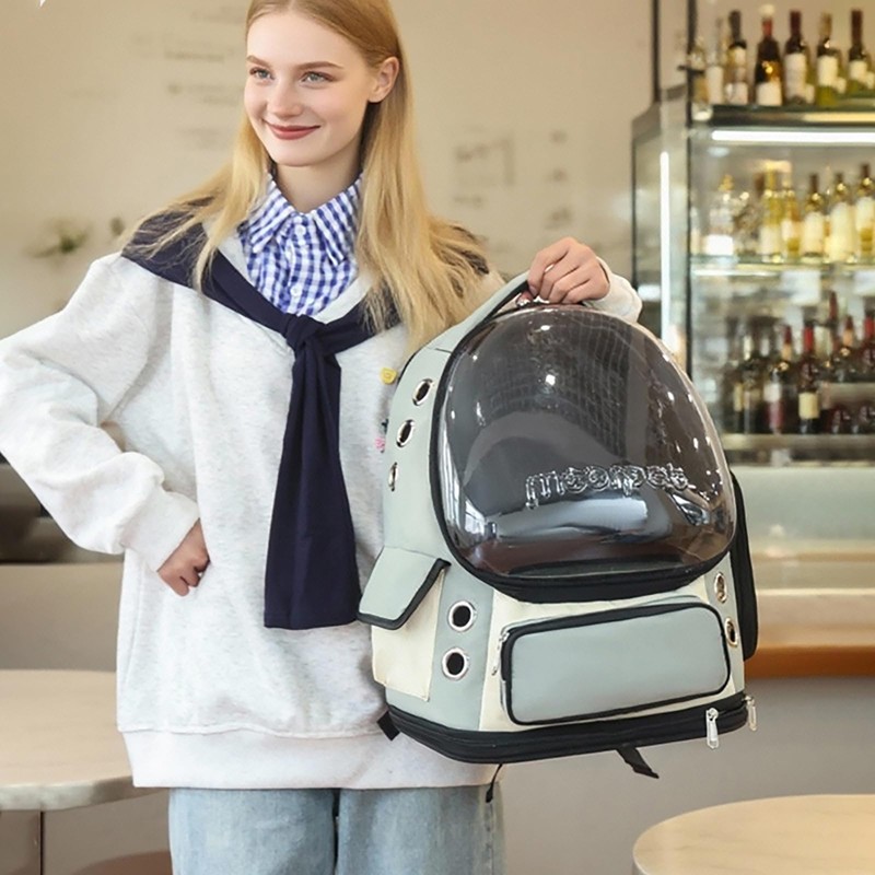 GixDix Cat Bubble Backpack Carrier, TSA Airline Approved Pet Travel