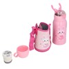 500ml Kids Stainless Steel Straw Thermal Insulation Cup Temperature Display