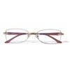 ZESAKER Rimless Reading Glasses for Women, Rectangle Blue Light Blocking