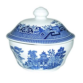 Churchill Fine China Earthenware Oval Dish 12.5" Blue Willow