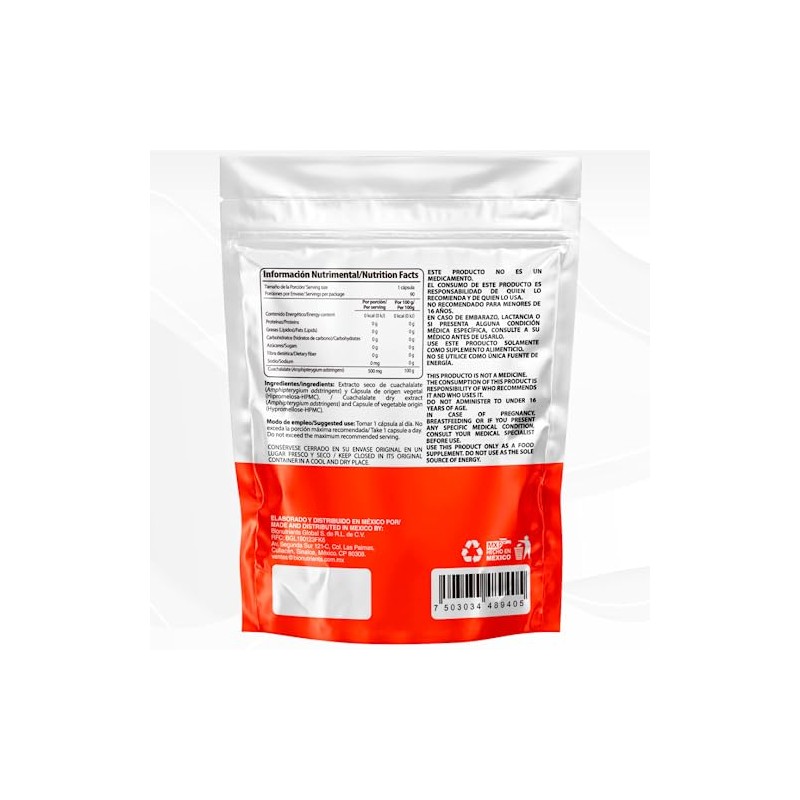 Wellthy Cuachalalate Extracto en CPSULAS. Extracto de Cuachalalate 500mg cu,