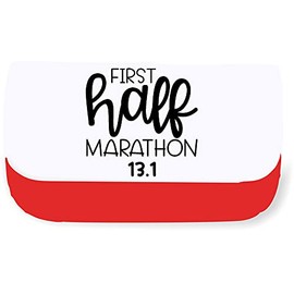 First Half Marathon 13.1 Fitness Statement [CM17FLS] Clutch Style Pencil case - Red