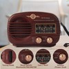 M-Amazup Radios Portable AM FM SW, Retro Radio with Speaker,