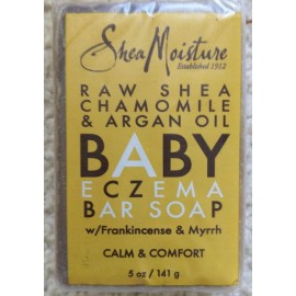 Shea Moisture Pack 2 Shea Moisture Raw Shea Chamomile & Argan Oil Baby Eczema Bar Soap 5 oz