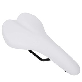 Bicycle Saddle, Bicycle Seat PU Bicycle Cushion Pad Bicycle Accessories for Road Bike Mountain Bike (White)