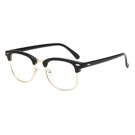 Myopia Myopia Glasses with Dioptres -1.0 to -6.0 for Men Women Stylish Glasses Frame, black