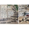 Coffee Menu Stencil Kit - Paint Your Own Wood Coffee
