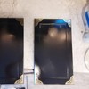 dophee 4Pcs 2.5" Brass Flat Corners Bracket, Retro Table Corner