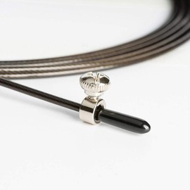 Saltar la Cuerda Entrenamiento Longitud Ajustable Mango de Aluminio Antideslizante Cable de Acero Inoxidable con Rodamientos de Bolas de Velocidad Rápida, Cuerdas para Saltar Fitness Speed Rope para Hombres y Mujeres Aptos para Ejercicio Aeróbico