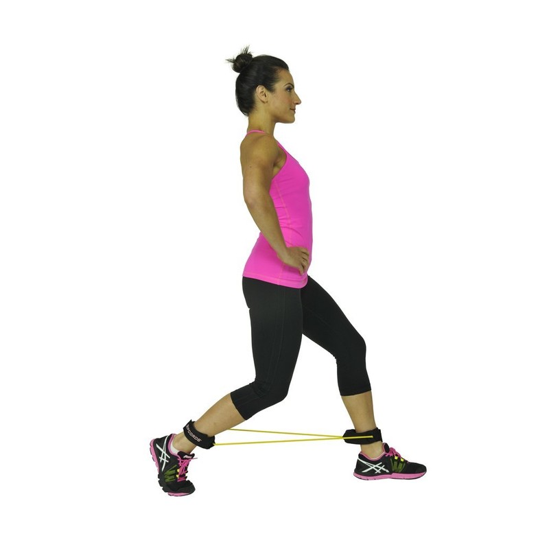 Black Sniper Leg Cord - Strong Ankle Resistance Band