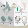 Soap Dish, Soap Holder Self Draining Leaf Shape Ceramic Soap