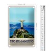 Blechschild | Rio de Janeiro | Brasilien | Dekoration |