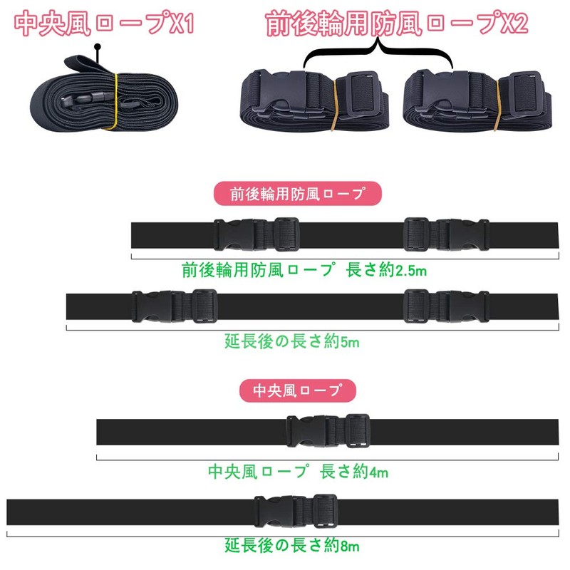 ANBEN Guard Band, Car Cover Elastic Band, Car Cover Windproof