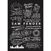 Sam Fender Doodle Lyric Poster - Sam Fender Print Gifts