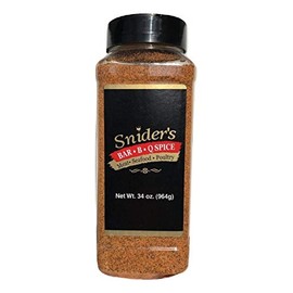 Snider's Traditional Bar-B-Q Spice, 34 oz