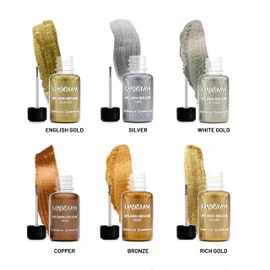 KAMENSKAYA Liquid Gold Leaf Paint - Alcohol Based Fast Drying Rich Gold Liquid Leaf, 0.68 fl oz (20 ml)