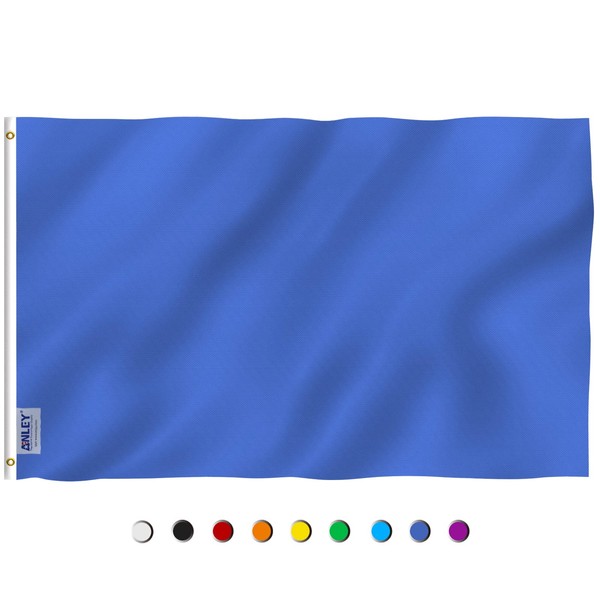 Anley Fly Breeze 3 x 5 Foot Solid Blue Flag